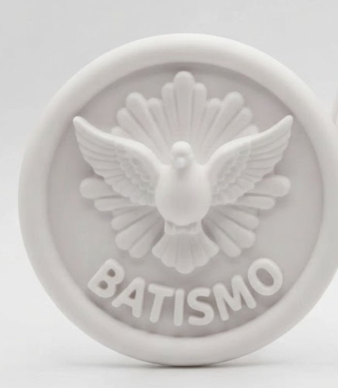 Divino Espírito Santo, botton: desenho do modelo