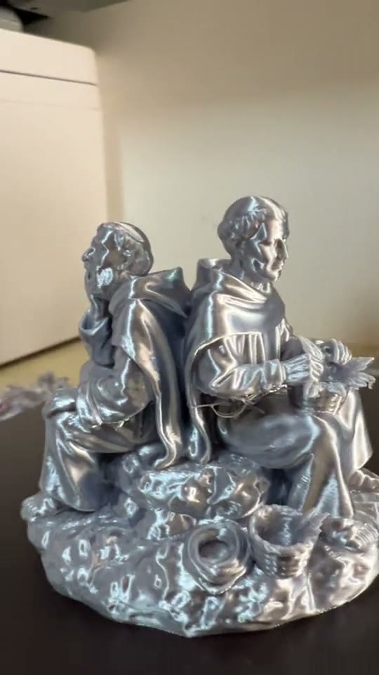 Acédia e Perseverança, peça impressa em 3D