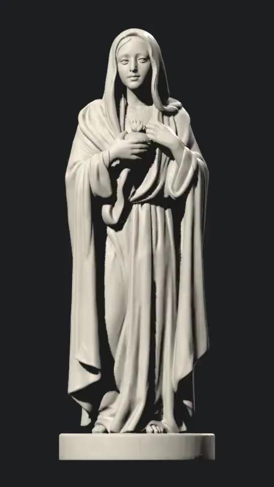 Nossa Senhora das Lágrimas de Siracusa, peça impressa em 3D